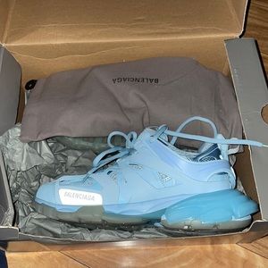 Blue balenciagas